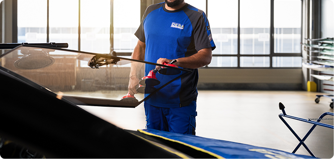 Man fixing a mechanical part